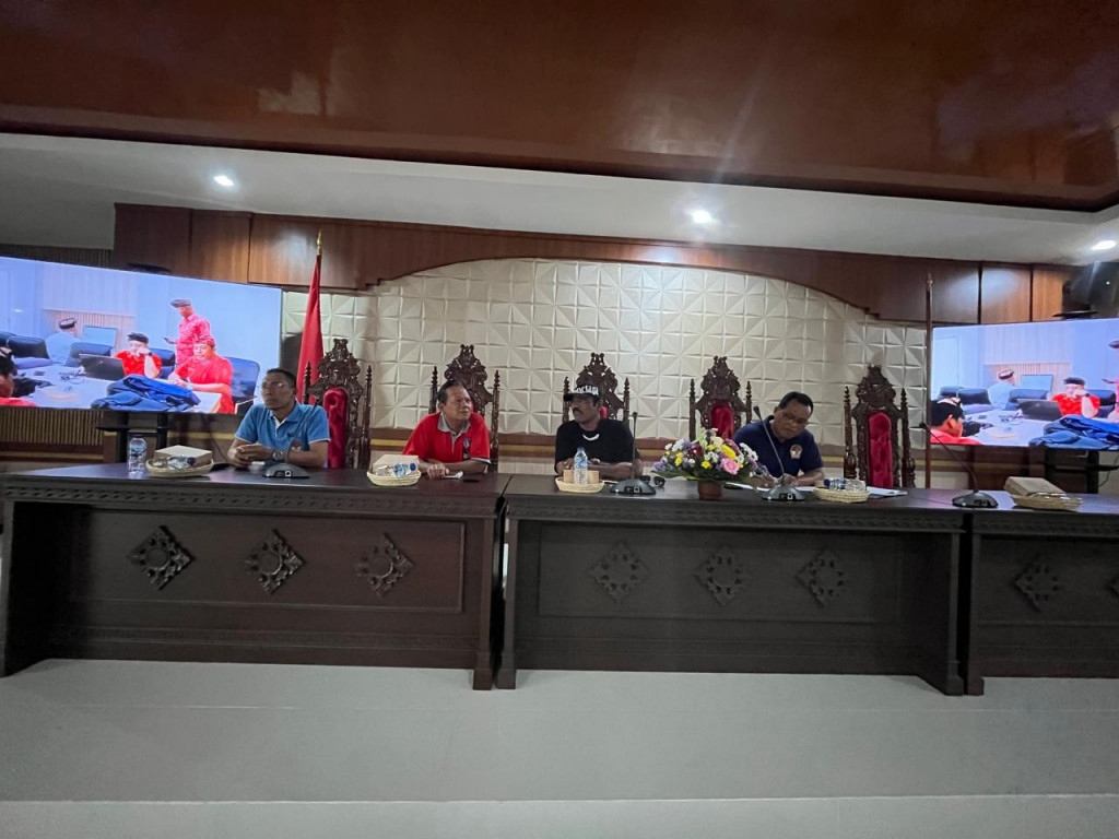 Berlangsung Rapat forum BPD Se - Kecamatan Mengwi, Bertempat di Ruang pertemuan sahitya hita gosana kantor desa mengwitani.